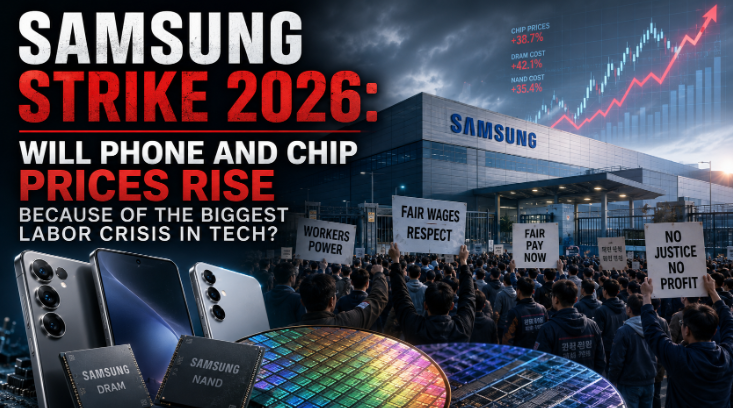 Samsung Strike 2026: Will Phone and Chip Prices Rise Because of the Biggest Labor Crisis in Tech?